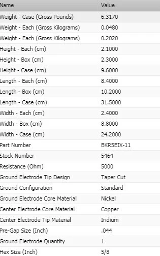 Paquete de 8 bujías estándar NGK para Mercedes-Benz ML55 AMG V8-5,5 L 2000-2003 Foto 4 de 4