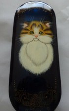Russian hand PAINTED  ''CAT '' SUNGLASSES  glasses  case    #27glpr