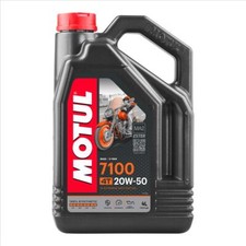Image of 7100 20W50 4T 4 Litre, MOTUL 450025, 4, Motorcycle, 100% SYNTHETIC