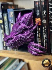 Dragon Book Nook Fantasy Reader Book Reader Fantasy Reader Gift Book Ends