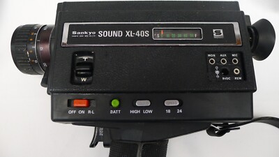 SANKYO Sound XL-40S Super 8mm Cine Camera with Sound Untested UK