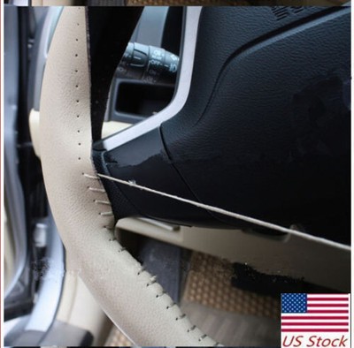 Control Ultimate Edition Ps5 15 "Volante Cubierta De Cuero Genuino Para FOR Ford F150 F250 Volante Thrustmaster