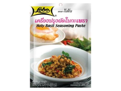 Lobo Holy Basil Seasoning Paste Thai Basilikum 50g Top Thailand Gewürzpaste