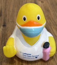 Limitiert: Lufthansa First Class Terminal Badeente / nach Corona -"Welcome back"