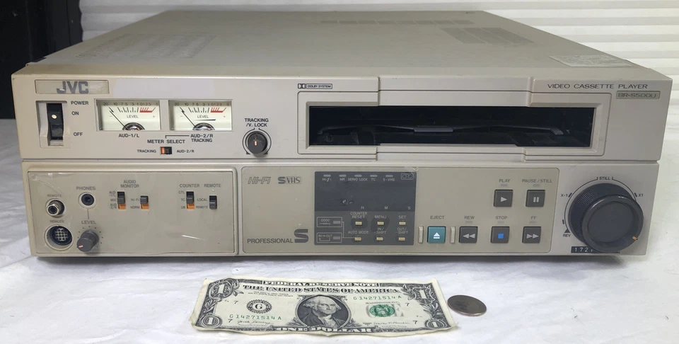 JVC Model BR-S500U Super VCR Player Editing Deck - Image 2 of 4