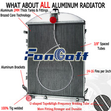 3-row Aluminum Radiator Fit 1930-31 Ford Model Aa Double A Heavy Duty 3.3l L4