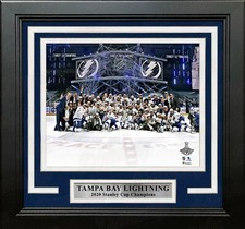 Tampa Bay Lightning 2020 Stanley Cup Champions Celebration 8x10 Framed Photo