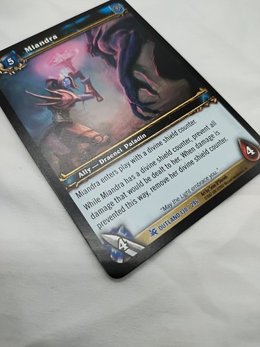 Miandra Wow TCG Fires Of Outland Rare 130/246 - Picture 3 of 10