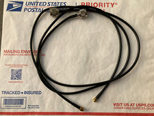 RP-SMA Male to N-Male RFC-195 3ft Antenna Extension Coaxial Cables Low Loss Pair