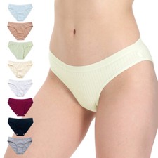 Women Cotton Bikini Breathable Panties Seamless Comfort Underwear