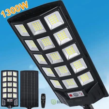 2000000LM Commercial LED Outdoor Dusk to Dawn Solar Street Light Road Area Lamp