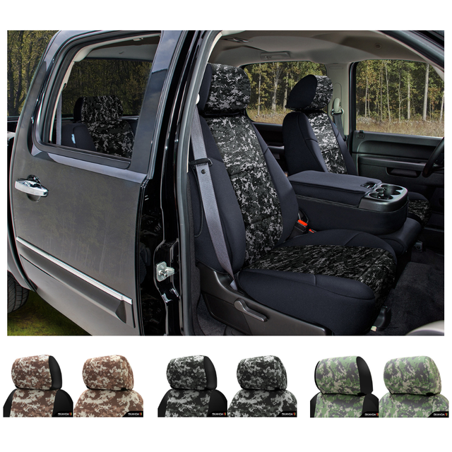 Coverking Digital Camo Custom Fit Seat Covers For Jeep Commander eBay