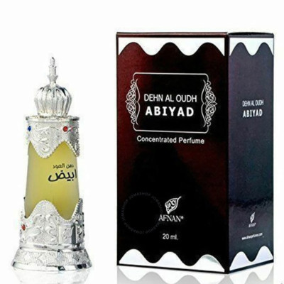 Afnan Dehn Al Oud Abiyad perfume oil (Attar) with Long lasting Fragrance -20 ml