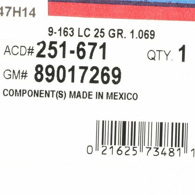 Bomba de agua original GM 1997-2007 Oldsmobile Chevrolet motor con junta 89017269 Foto 2 de 4