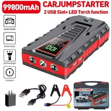 99800mAh Car Jump Starter Booster Jumper Portable Power Bank Battery Charger 12V