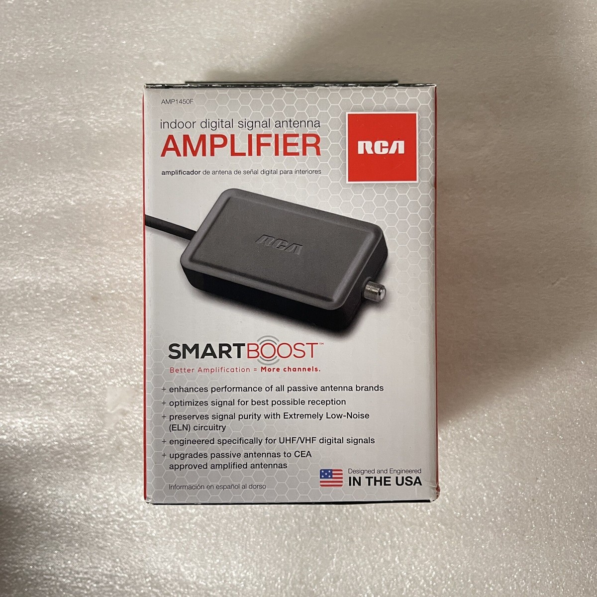 RCA Indoor Digital Signal Antenna Amplifier Smart Booter Z19
