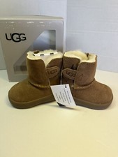 Uggs Chestnut Keelan Sheepskin Infant Booties 10960891 Size 0/1 - New