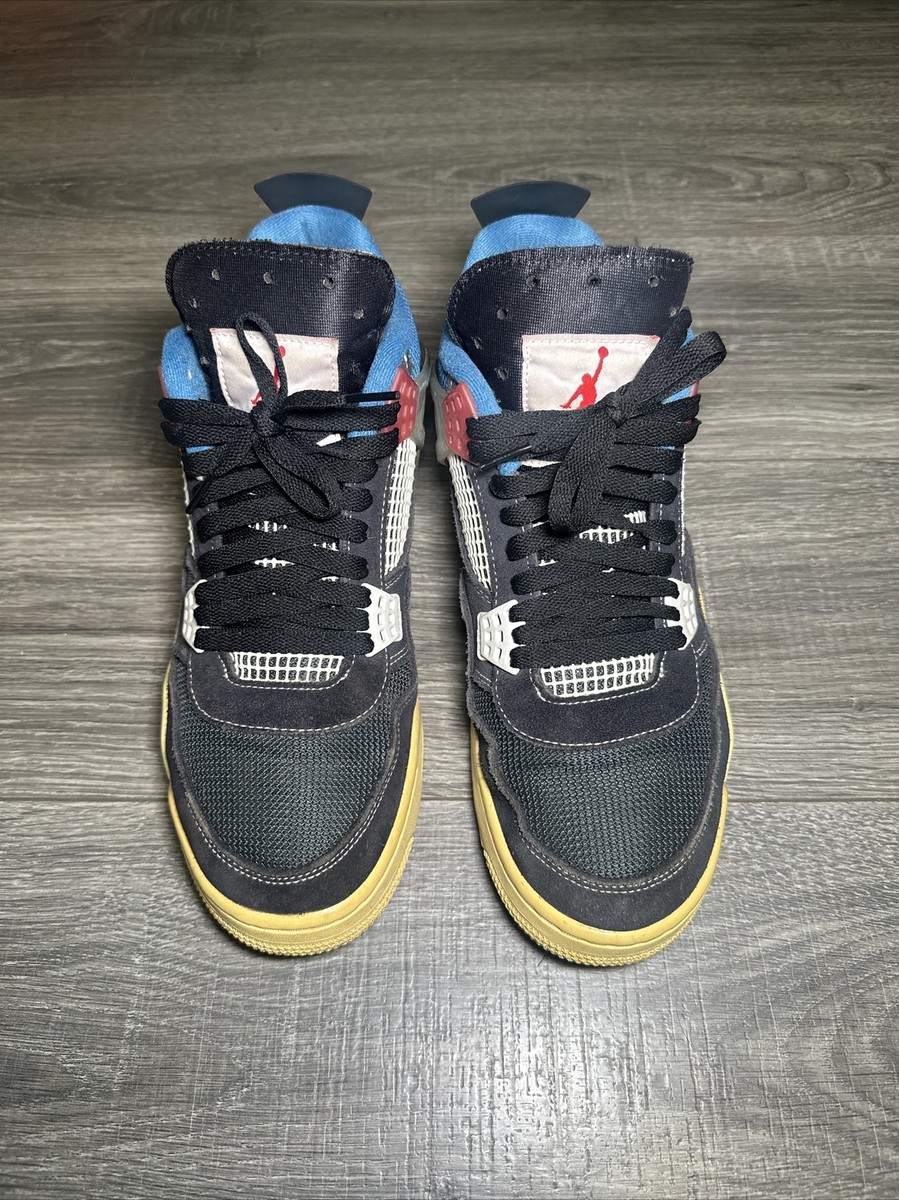 中古　NIKE AIR JORDAN 4 AJ4 OFF NOIR Nike Air Jordan4 Retro x Union LA Mid Off Noir Air Jordan Ⅳ