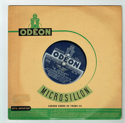 33 Runden 25cm Orchester Des Bals Volksrepublik Plein Air Vinyl 14 Jul -odeon OS