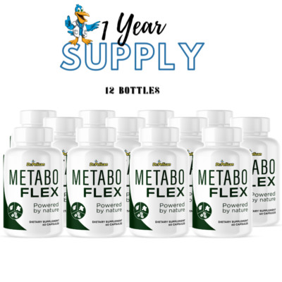 Metaboflex- Metabolism Support, Weight Management Supplement- 12 Bottles