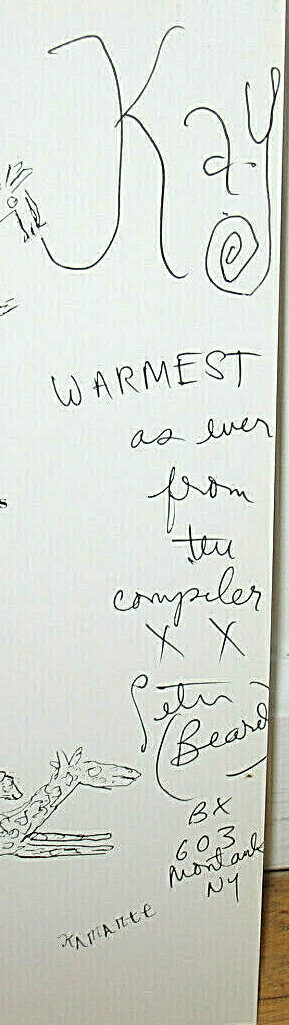 SIGNED Peter Beard Longing for Darkness Kamante's Tales From Out