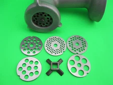 *NEW SET* Grinding Plates and knife for KitchenAid Vintage Metal Meat Grinder