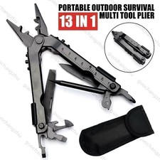 13 in 1 Multitool Zange Messer Schere Säge Taschenmesser Multifunktionswerkzeug