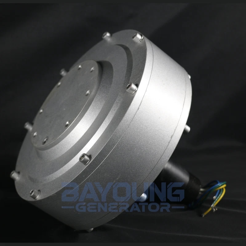 100W 12V24V48V 250rpm 25Hz Außenrotor Dynamo Permanenter Stator Magnet Generator - Bild 3 von 4