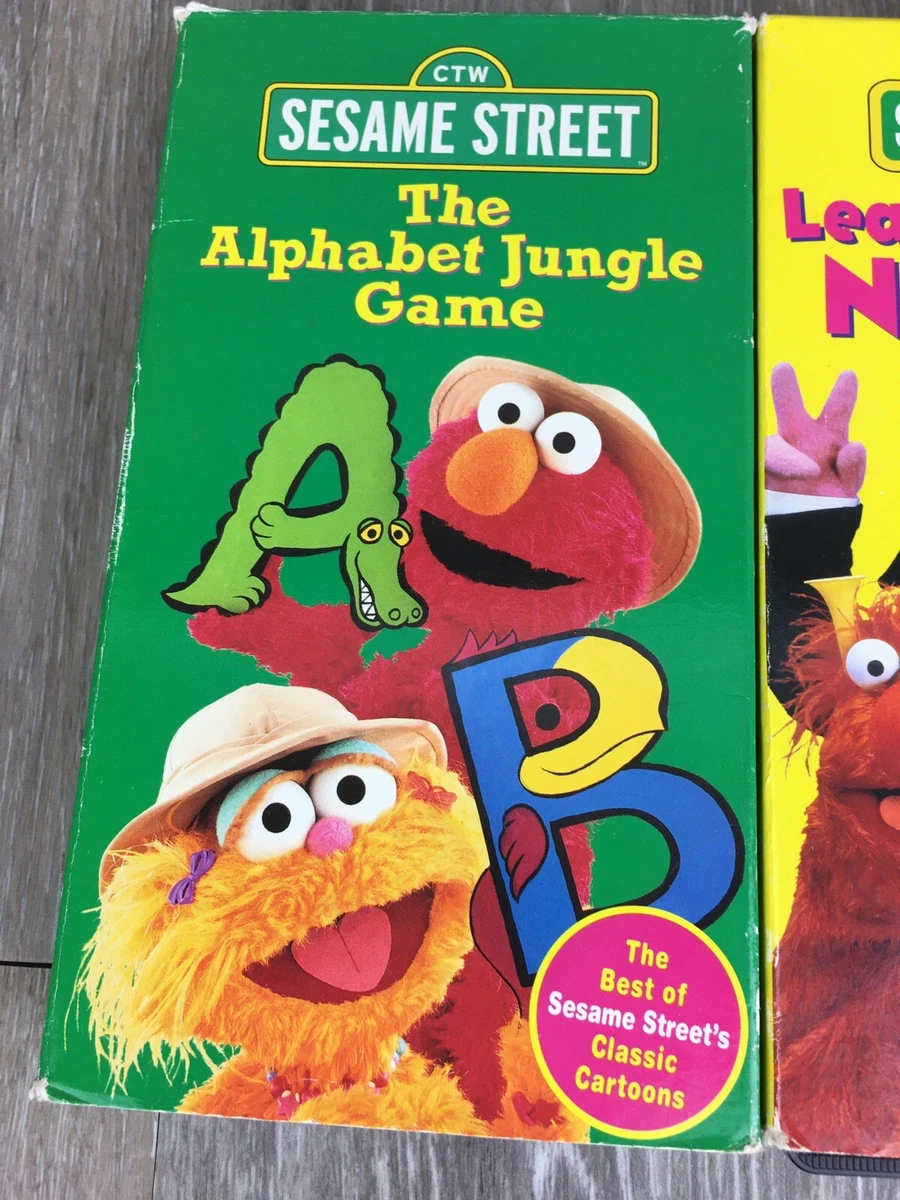 Sesame Street The Alphabet Game Vhs