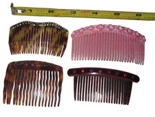 Antique VIntage Celluloid Hair Comb Broken lot J2 .
