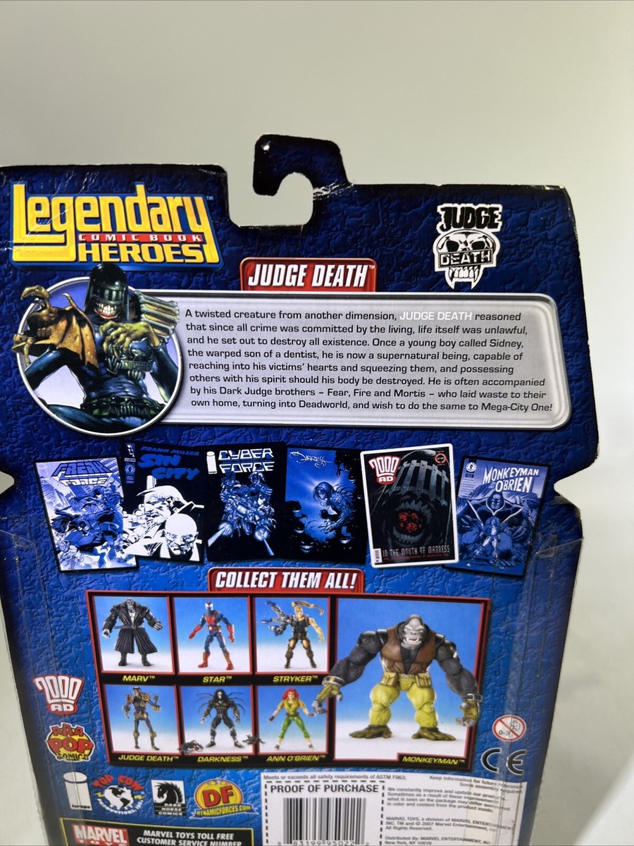 Toy Biz Legendary Comic Book Heroes Judge Death Clear Variant