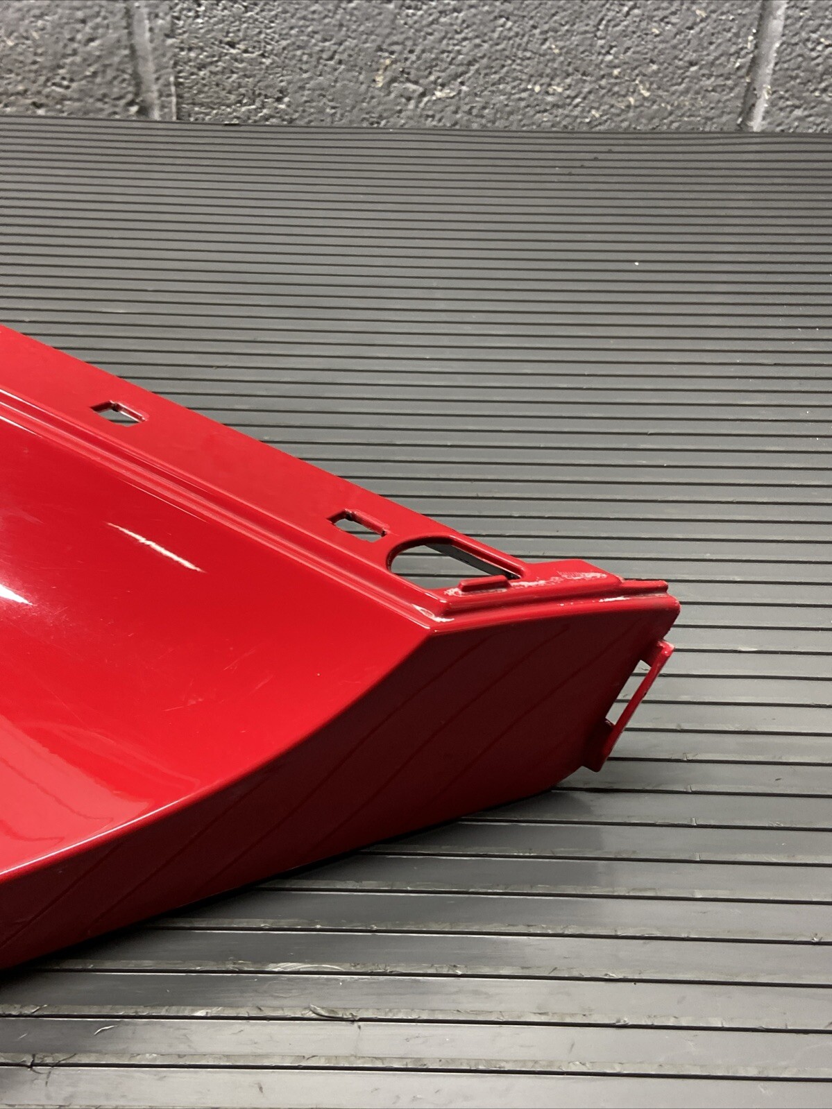 2014-2015 Audi R8 42 5.2L V10 Spyder Rear Left Trim Pillar Panel Red Y3J OEM