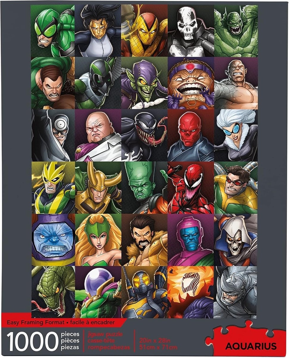 Marvel Villains Collage 1000 Piece Jigsaw Puzzle | eBay