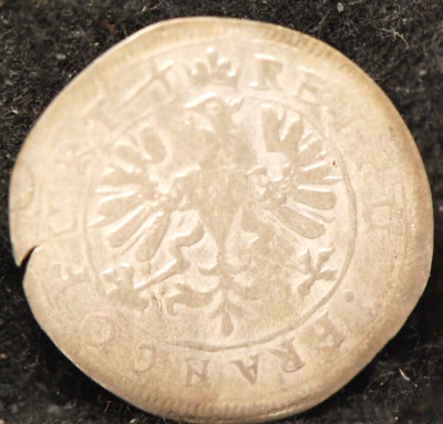 Germany - Frankfurt, 1668 (f), Albus, KM108.2, silver, Fine, As Struck, 5-4
