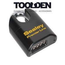 Image of Sealey PL603S Steel Body Combination Padlock Shrouded Shackle 62mm