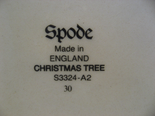 Lot of 4 Spode Christmas Tree Design Coffee Mugs Cups S3324-A2 Made in England - 第 8/8 張圖片