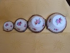 Antique Ceramic Trundle Dishes Series, Pink Pattern