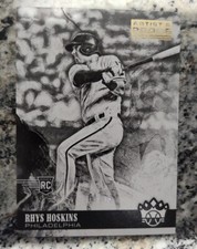 2018 Diamond Kings Artist Proof Black and White Rookie Parallel Rhys Hoskins /99