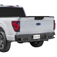 Fit Ford F-150 2021 2022 2023 2024 Truck Textured Black Steel Rear Bumper Bar Fit Ford F-150 2021 2022 2023 2024 Truck Textured Black Steel Rear Bumper Bar