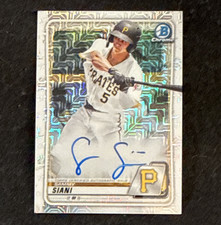 Topps 2020 Bowman Mega Box Chrome Mojo Sammy Siani #BMA-SS Pirates Autograph
