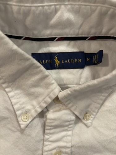 Ralph Lauren Skull & Crossbones besticktes Hemd Herren M Kurzarm Knopfleiste - Bild 6 von 9