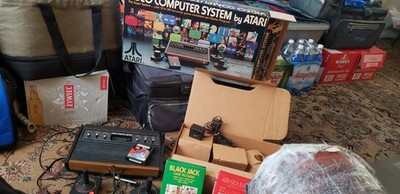1st year EARLIEST SERIAL Boxed Atari VCS Heavy Sixer Console System CHESS piece