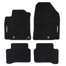 Velours Fußmatten für Hyundai Ioniq 2016-22 Autoteppich Automatten Schwarz 4 tlg