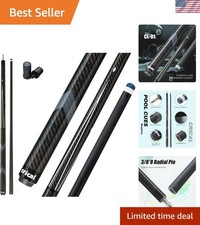 Elevate Your Game: 58" Carbon Fiber Pool Cue with 12.5mm Tip - Adjustable Weight