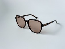 Miu Miu SMU B01 Square Sunglasses Brown Lens Havana Frame 58mm Women