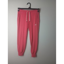 Nike Sportswear Gym Vintage Pink Joggers Sweatpants Womens Small CJ1794-606