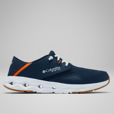 New w/ tag Columbia PFG Bahama X Relaxed Men's Fishing Shoes Navy Orange Slip-On