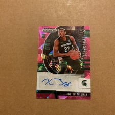 2020-21  Prizm Draft Picks Prospect Pink Ice Xavier Tillman Rookie Autograph