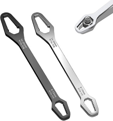 Universal Torx Wrench Set, 2-Piece Double-Ended Self-Tightening Adjustable Wrenc