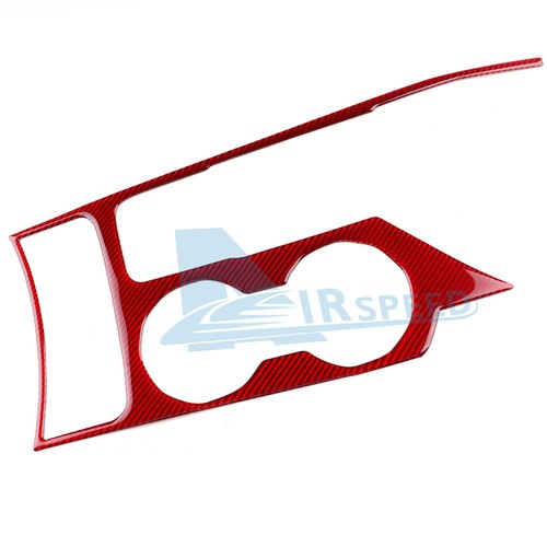 For Kia Sportage 2017-2021 Console Gear Shift Panel Cover Trim Red Carbon Fiber - Picture 5 of 9